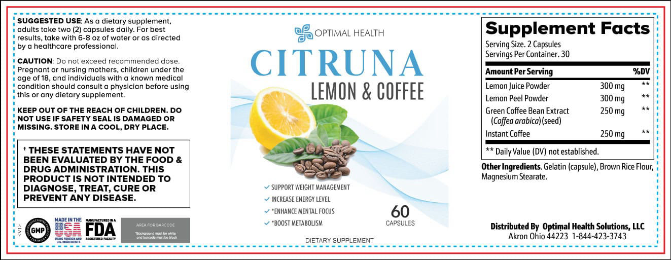 citruna-Lemon-Coffee-label